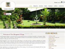 Tablet Screenshot of hotelnewbiyagamavillage.com